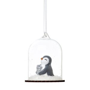 Penguin in holder bauble