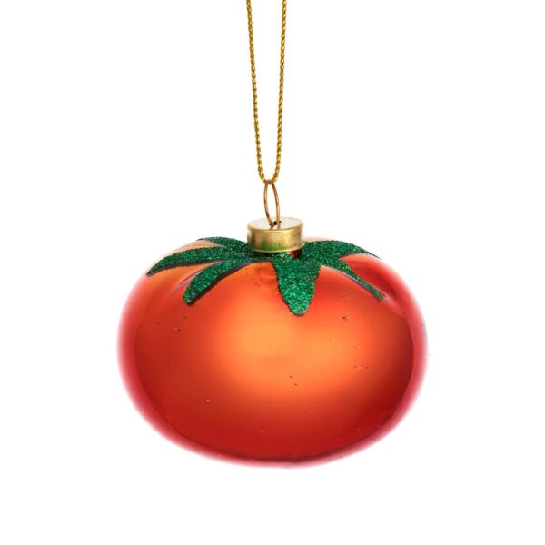 Weihnachtskugel aus Tomaten