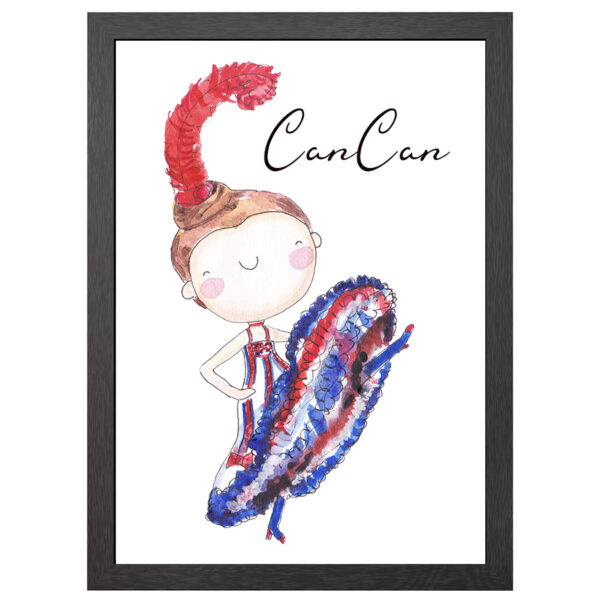 CanCan Poster Im A2-Rahmen