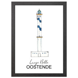 Ostende Lange Nelle Poster Im A2-Rahmen