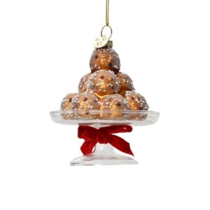 Oliebollen-Weihnachtsanhänger im Maßstab